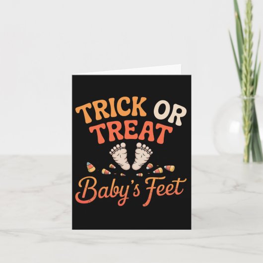 Trick-or-Leckerei Karte (Vorderseite)
