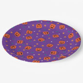 Trick-or-Leckerei Pappteller (Schrägansicht)