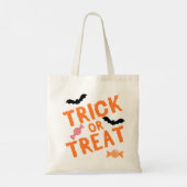 Trick-or-Leckerei Tragetasche (Rückseite)