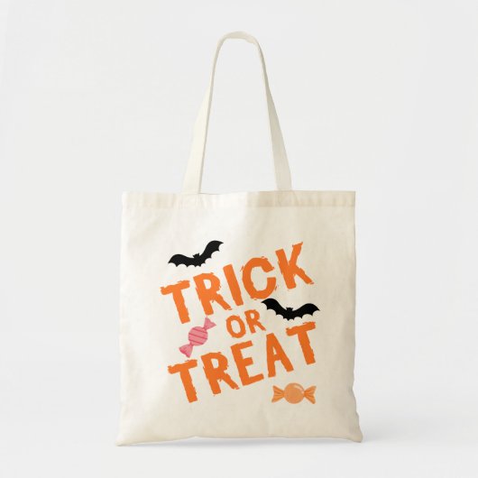 Trick-or-Leckerei Tragetasche (Vorne)