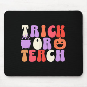 Trick or lehren Groovy Lehrer Halloween Mousepad