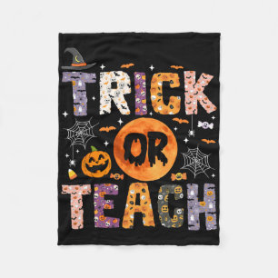 Trick or lehren lustige Lehrer Halloween Ghost Fleecedecke