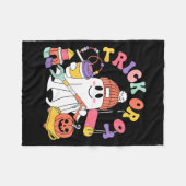 Trick Or Ot Occupational Therast Ghost Halloween W Fleecedecke (Vorderseite (Horizontal))