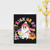 Trick Or Ot Occupational Therast Ghost Halloween W Karte (Gelbe Blume)