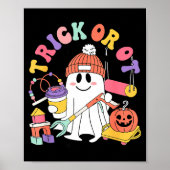 Trick Or Ot Occupational Therast Ghost Halloween W Poster (Vorne)