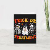 Trick Or Pt Physical Therapy Therast Halloween Karte (Vorderseite)