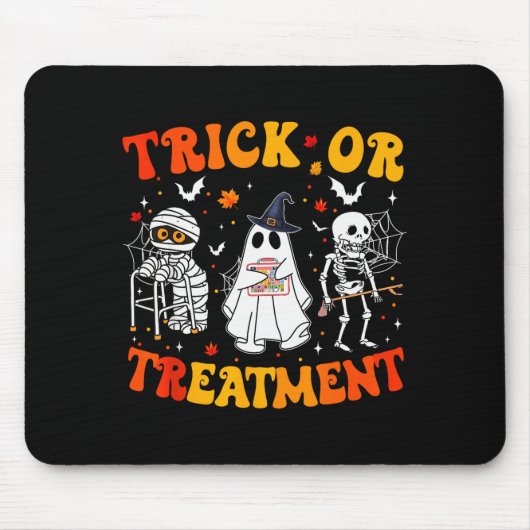 Trick Or Pt Physical Therapy Therast Halloween Mousepad (Vorne)