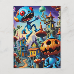 Trick or Shroom - Ken Gage Fantasy-Kunst Postkarte