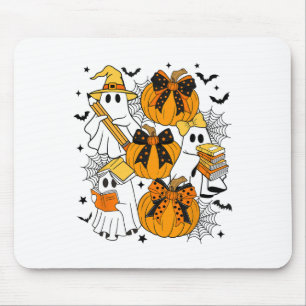 Trick Or Teach Gespensterlehrer Halloween Retro Fl Mousepad