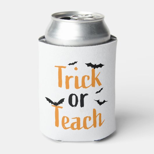 Trick or teach- Halloween design Dosenkühler (Kanne Vorderseite)