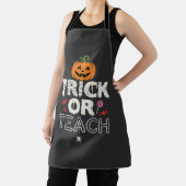 Trick or Teach Halloween-Lehrer-Design (2)_1 Schürze (InSitu)