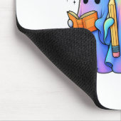 Trick or teeach Pastel Galaxy Ghost Halloween Spoo Mousepad (Ecke)