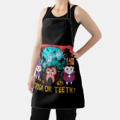 Trick or Teeth Dentist Halloween Kostümententalent Schürze (InSitu)