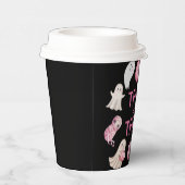 Trick Or Three Halloween Ghost 3rd Birthday Party Pappbecher (Rechts)