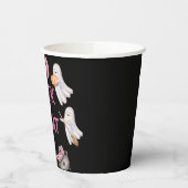 Trick Or Three Halloween Ghost 3rd Birthday Party Pappbecher (Links)