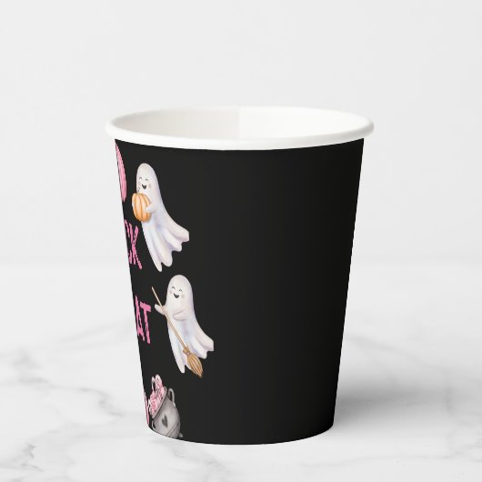 Trick Or Three Halloween Ghost 3rd Birthday Party Pappbecher (Links)