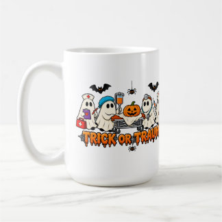 Trick or Trauma Halloween Krankenhaus Tasse