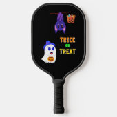 Trick or Treat Bats Candy 31 UK Oktober Halloween Pickleball Schläger (Vorderseite)