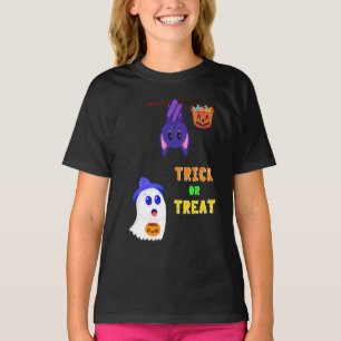 Trick or Treat Bats Candy 31 UK Oktober Halloween T-Shirt