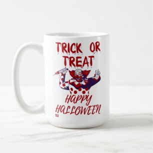 "TRICK OR TREAT BEÄNGSTIGEND CLOWN"-halloween lust Kaffeetasse