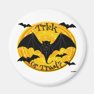 Trick or Treat? Beängstigende Fledermäuse Magnet
