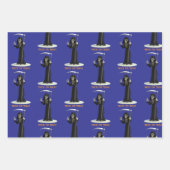 Trick or Treat. Cartoon Grim Reaper Geschenkpapier Set (Vorderseite 2)