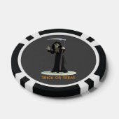 Trick or Treat. Cartoon Grim Reaper Pokerchips (Einzeln)