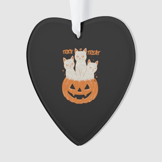Trick or Treat cats Classic T-Shirt Ornament (Vorderseite)