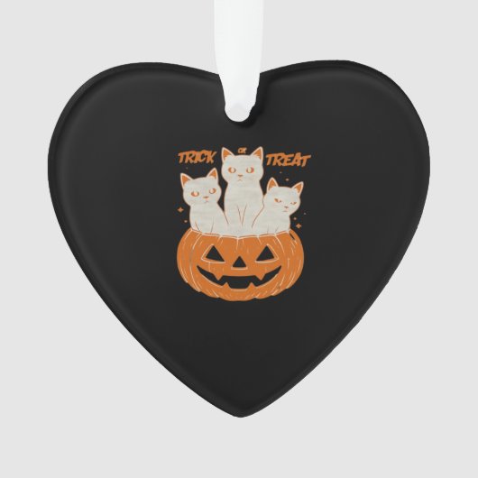 Trick or Treat cats Classic T-Shirt Ornament (Vorderseite)