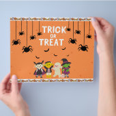 Trick or Treat Chip-Tüten-Einwickler / Süßigkeiten Flyer (Hand)