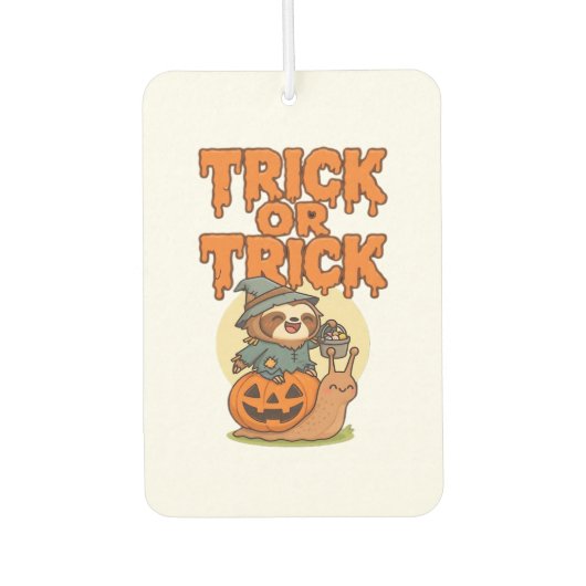 Trick or Treat Classic T-Shirt Autolufterfrischer (Vorderseite)