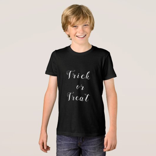 Trick or treat cool Tri-Blend shirt (Vorderseite voll)