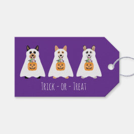 Trick or Treat Corgi Ghost Hunde Halloween Geschenkanhänger