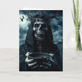 "Trick or Treat" Dein letztes Halloween-Besucher Karte (Rückseite)