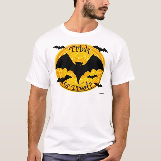 Trick or Treat? Fledermäuse T-Shirt (Vorderseite)