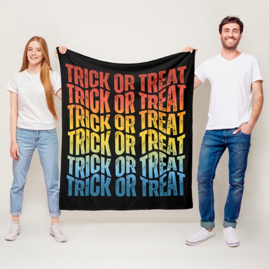 TRICK OR TREAT FLEECEDECKE (Beispiel)