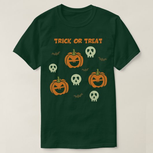 Trick or Treat Funny Halloween Party T-Shirt Beäng (Design vorne)
