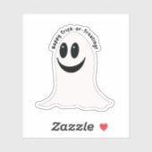 Trick-or-Treat Ghost Halloween Aufkleber (Blatt)