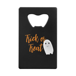 Trick or Treat Ghost Halloween Geldbeutel Flaschenöffner