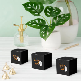 Trick or Treat Ghost Halloween Geschenkschachtel