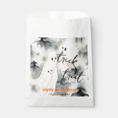 Trick or Treat Ghosts Personalisiert Happy Hallowe Geschenktütchen (Vorderseite)