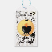 Trick or Treat Glow-Stick-Gift-Tags Geschenkanhänger (Vorderseite)