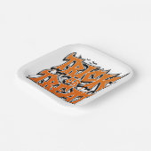 Trick Or Treat Graffiti Pappteller (Gewinkelt)