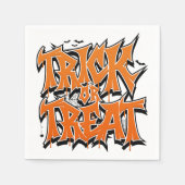 Trick Or Treat Graffiti Serviette (Vorderseite)