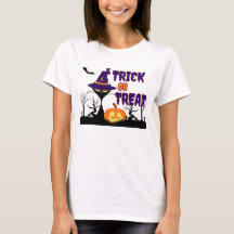 Trick or Treat - Halloween Cat - Woman's T-Shirt