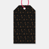 Trick or treat Halloween cupcake Geschenkanhänger (Rückseite)