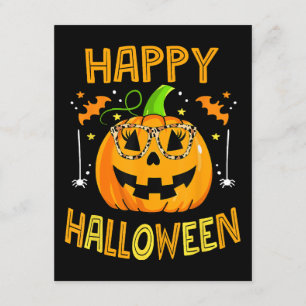 Trick or Treat Halloween Funny Pumpkin Happy Hallo Begleitkarte
