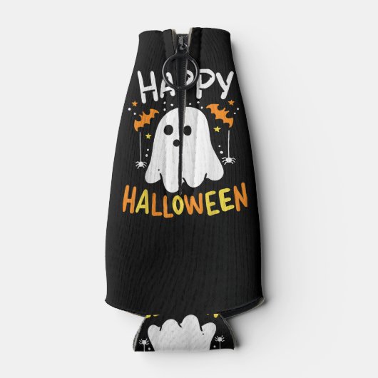 Trick or Treat Halloween Ghost Flaschenkühler (Rückseite)