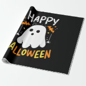 Trick or Treat Halloween Ghost Geschenkpapier (Ungerollt)