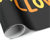 Trick or Treat Halloween Ghost Geschenkpapier (Rolleneckpunkt)